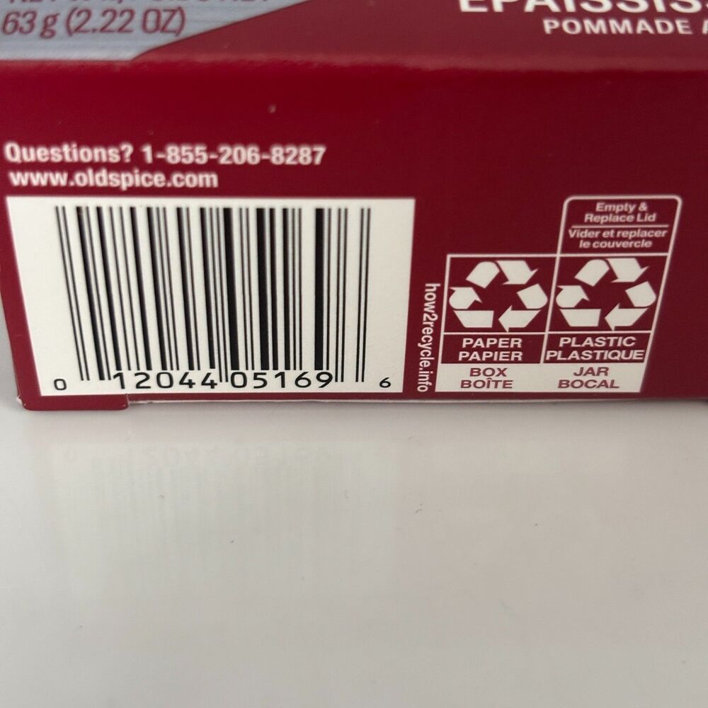 Lot of 2 OLD SPICE Thickening Pomade With Biotin Haie Care 2.22 oz NEW NIB - Picture 3 of 4
